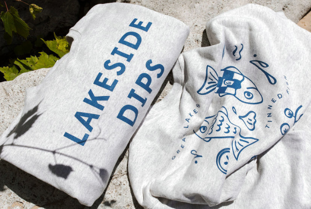 Lakeside Dips Crewneck Sweater