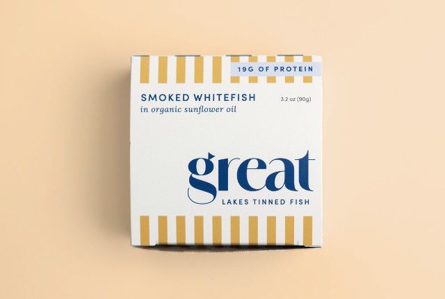 Smoked whitefish in organic sunflower oil