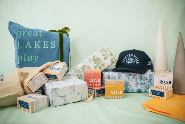 "Great Lakes Play Date" Tote