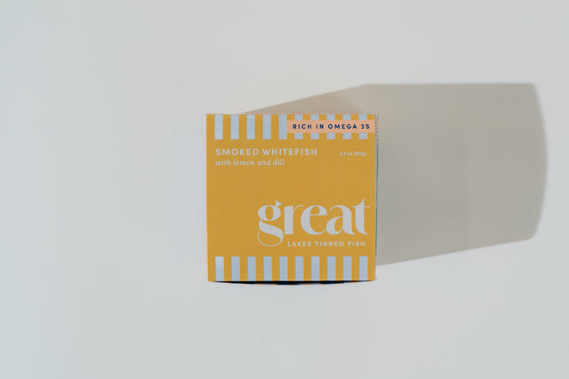 Smoked whitefish with lemon and dill