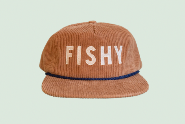 "Fishy" Corduroy Rope Hat