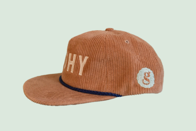 "Fishy" Corduroy Rope Hat