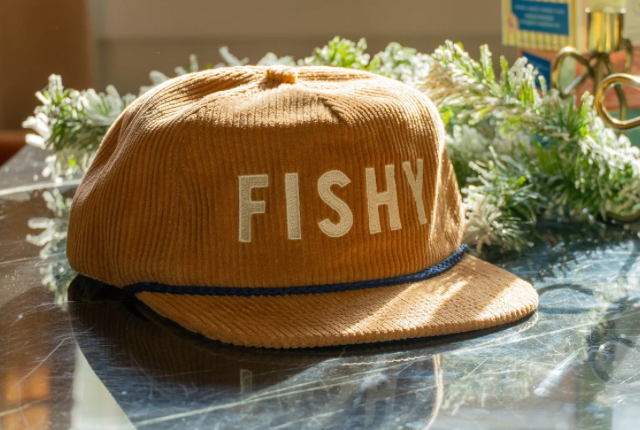 "Fishy" Corduroy Rope Hat