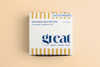 Smoked whitefish in organic sunflower oil