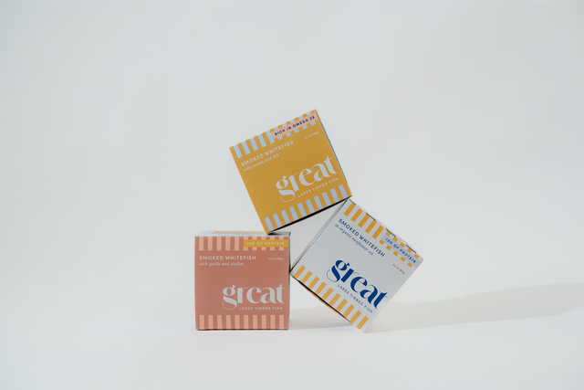 Smoked whitefish tin trio